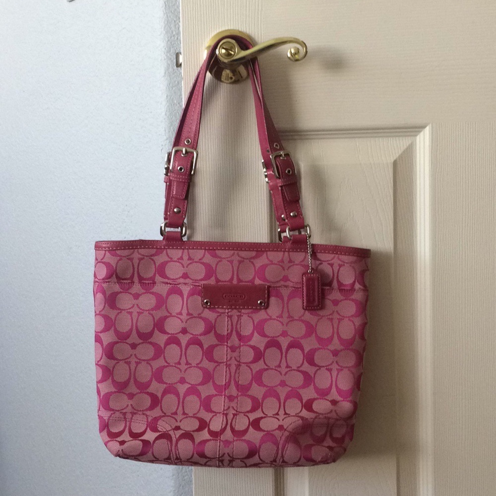 Pink Coach Purse